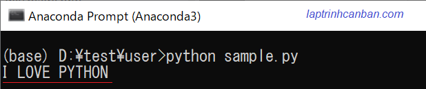 hàm print() trong Python