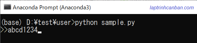 Pythonのinput関数