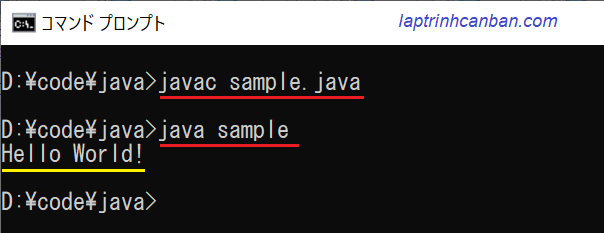 Biên dịch chương trình Java với OpenJDK