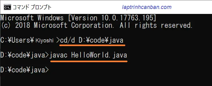 Cách chạy file Java bằng cmd
