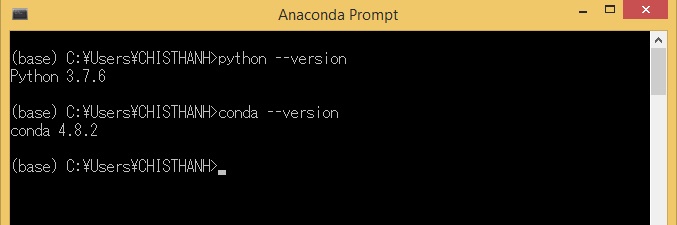 Cài đặt Anaconda python
